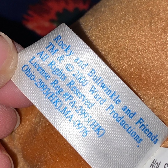 Clearance 50%off w bundle Rocky and Bullwinkle Friends Stuffed Plush BULLWINKLE - Picture 4 of 6